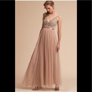 Avery dress in Blush, great for Bridesmaid or Prom